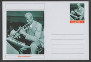 Palatine (Fantasy) Personalities - Bunk Johnson glossy postal stationery card unused and fine