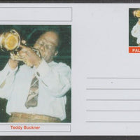 Palatine (Fantasy) Personalities - Teddy Buckner glossy postal stationery card unused and fine