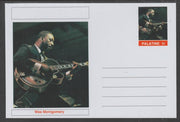 Palatine (Fantasy) Personalities - Wes Montgomery glossy postal stationery card unused and fine