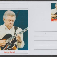 Palatine (Fantasy) Personalities - Kenny Burrell glossy postal stationery card unused and fine