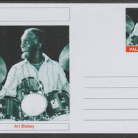 Palatine (Fantasy) Personalities - Art Blakey glossy postal stationery card unused and fine