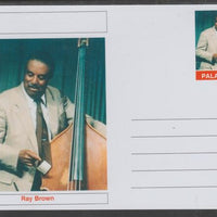 Palatine (Fantasy) Personalities - Ray Brown glossy postal stationery card unused and fine