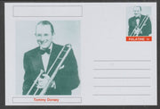 Palatine (Fantasy) Personalities - Tommy Dorsey glossy postal stationery card unused and fine