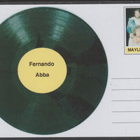Mayling (Fantasy) Greatest Hits - Abba - Fernando - glossy postal stationery card unused and fine