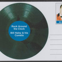 Mayling (Fantasy) Greatest Hits - Bill Haley & his Comets - Rock Around the Clock - glossy postal stationery card unused and fine