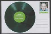 Mayling (Fantasy) Greatest Hits - Bing Crosby - White Christmas - glossy postal stationery card unused and fine