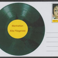 Mayling (Fantasy) Greatest Hits - Ella Fitzgerald - Manhattan - glossy postal stationery card unused and fine