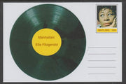 Mayling (Fantasy) Greatest Hits - Ella Fitzgerald - Manhattan - glossy postal stationery card unused and fine