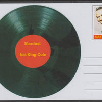 Mayling (Fantasy) Greatest Hits - Nat King Cole - Stardust - glossy postal stationery card unused and fine