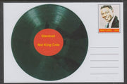Mayling (Fantasy) Greatest Hits - Nat King Cole - Stardust - glossy postal stationery card unused and fine
