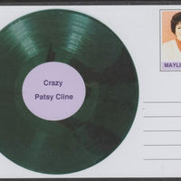 Mayling (Fantasy) Greatest Hits - Patsy Cline - Crazy - glossy postal stationery card unused and fine