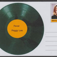 Mayling (Fantasy) Greatest Hits - Peggy Lee - Fever - glossy postal stationery card unused and fine