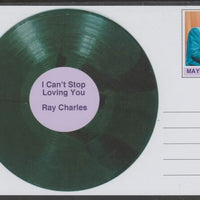 Mayling (Fantasy) Greatest Hits - Ray Charles - I Can't Stop Loving You - glossy postal stationery card unused and fine