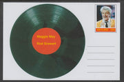 Mayling (Fantasy) Greatest Hits - Rod Stewart - Maggie May - glossy postal stationery card unused and fine