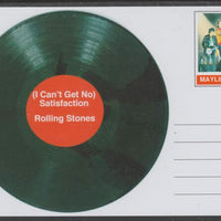 Mayling (Fantasy) Greatest Hits - Rolling Stones - (I Can't Get No) Satisfaction - glossy postal stationery card unused and fine