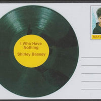 Mayling (Fantasy) Greatest Hits - Shirley Bassey - I Who Have Nothing - glossy postal stationery card unused and fine