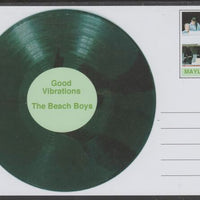 Mayling (Fantasy) Greatest Hits - The Beach Boys - Good Vibrations - glossy postal stationery card unused and fine