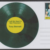 Mayling (Fantasy) Greatest Hits - Tony Bennett - I Left My Heart in San Francisco - glossy postal stationery card unused and fine