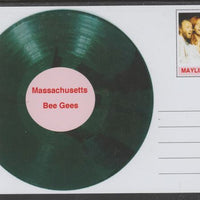 Mayling (Fantasy) Greatest Hits- Bee Gees - Massachusetts - glossy postal stationery card unused and fine