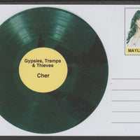 Mayling (Fantasy) Greatest Hits - Cher - Gypsies, Tramps & Thieves - glossy postal stationery card unused and fine