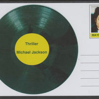 Mayling (Fantasy) Greatest Hits - Michael Jackson - Thriller - glossy postal stationery card unused and fine