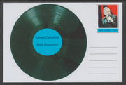 Mayling (Fantasy) Greatest Hits - Neil Diamond - Sweet Caroline - glossy postal stationery card unused and fine