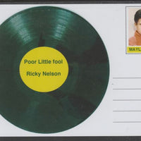 Mayling (Fantasy) Greatest Hits - Ricky Nelson - Poor Little Fool - glossy postal stationery card unused and fine