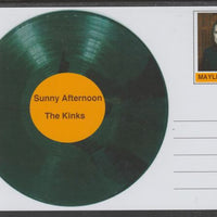 Mayling (Fantasy) Greatest Hits - The Kinks - Sunny Afternoon - glossy postal stationery card unused and fine