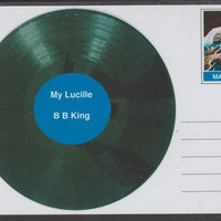 Mayling (Fantasy) Greatest Hits - B B King - My Lucille - glossy postal stationery card unused and fine