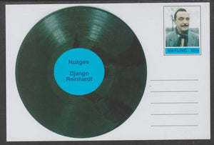 Mayling (Fantasy) Greatest Hits - Django Reinhardt - Nuages - glossy postal stationery card unused and fine