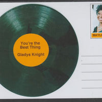 Mayling (Fantasy) Greatest Hits - Gladys Knight - You're The Best Thing - glossy postal stationery card unused and fine