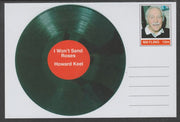 Mayling (Fantasy) Greatest Hits - Howard Keel - I Won't Send Roses - glossy postal stationery card unused and fine