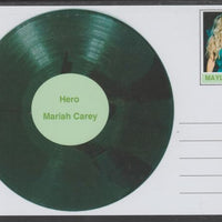 Mayling (Fantasy) Greatest Hits - Mariah Carey - Hero - glossy postal stationery card unused and fine