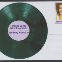 Mayling (Fantasy) Greatest Hits - Whitney Houston - I Wanna Dance With Somebody - glossy postal stationery card unused and fine