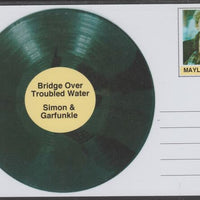 Mayling (Fantasy) Greatest Hits - Simon & Gaefunkle - Bridge Over Troubled Water - glossy postal stationery card unused and fine