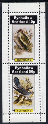 Eynhallow 1981 Birds #02 (Green Woodpecker & Cuckoo) perf,set of 2 values (40p & 60p) unmounted mint