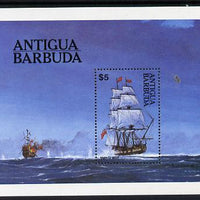 Antigua 1984 Ships $5 m/sheet unmounted mint, SG MS 834