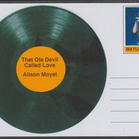 Mayling (Fantasy) Greatest Hits - Alison Moyet - That Ole Devil Called Love - glossy postal stationery card unused and fine