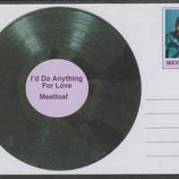 Mayling (Fantasy) Greatest Hits - Meatloaf - I'd do Anything For Love - glossy postal stationery card unused and fine