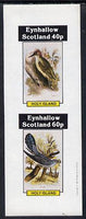 Eynhallow 1981 Birds #02 (Green Woodpecker & Cuckoo) imperf,set of 2 values (40p & 60p) unmounted mint