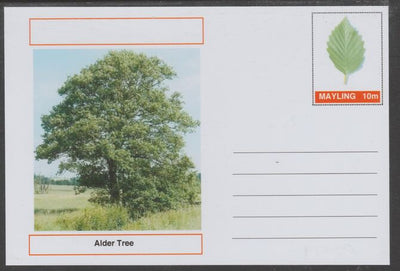 Mayling (Fantasy) Trees - Alder - glossy postal stationery card unused and fine