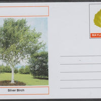 Mayling (Fantasy) Trees - Silver Birch - glossy postal stationery card unused and fine