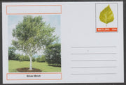Mayling (Fantasy) Trees - Silver Birch - glossy postal stationery card unused and fine
