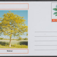 Mayling (Fantasy) Trees - Walnut - glossy postal stationery card unused and fine