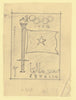 Somalia 1960 Olympic Games 5c Flame & Flag Original artwork rough essay on tracing paper by Corrado Mancioli image size 90 x 120 mm similar to SG360