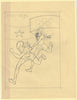 Somalia 1960 Olympic Games 10c Relay Race Original artwork Second Stage rough essay on tracing paper by Corrado Mancioli image size 150 x 210 mm similar to SG361
