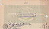 India States - Tonk 1940-1960 part Court document with printed Revenue stamp in pale green, punctured and creased from Court's use