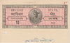 India States - Gwalior 1940-1960 part Court document with printed 10r Revenue stamp, punctured and creased from Court's use