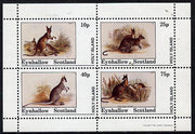 Eynhallow 1981 Wallabys perf,set of 4 values (10p to 75p) unmounted mint