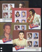 St Vincent 1985 Elvis Presley (Leaders of the World) set of 4 m/sheets unmounted mint (SG MS 1078)